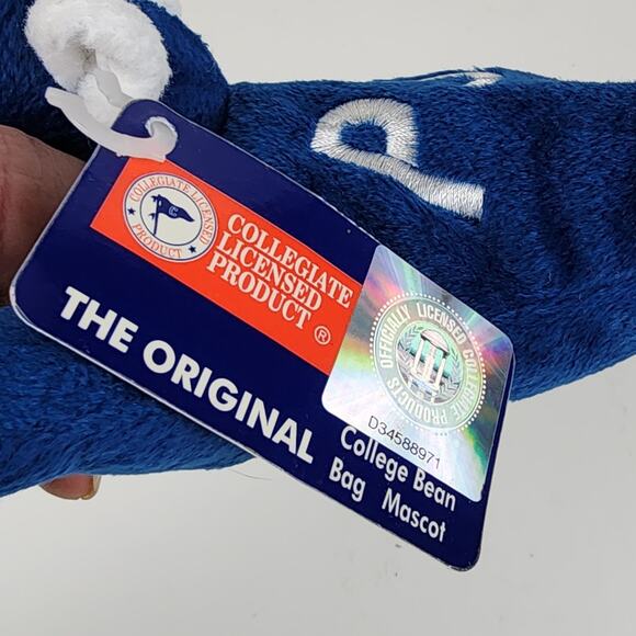 NCAA Penn State Nittany Lion "PSU" Stitched Navy Blue & White Mascot Beanie - Picture 9 of 12